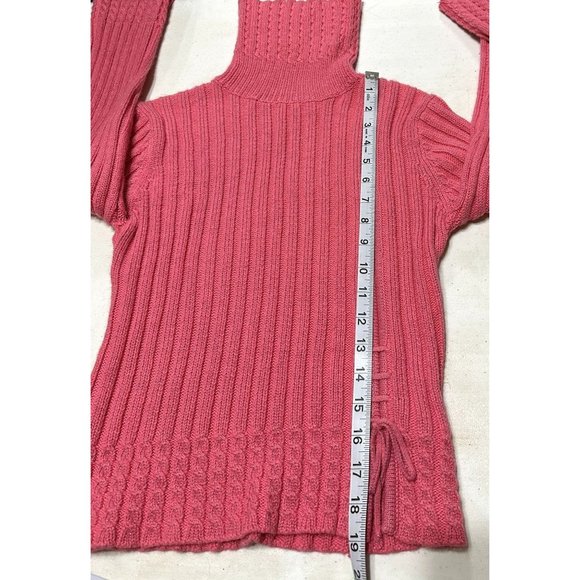 Christie Brooks Brand Pink Sweater Acrylic Blend Girl's Large (14) - Picture 8 of 9